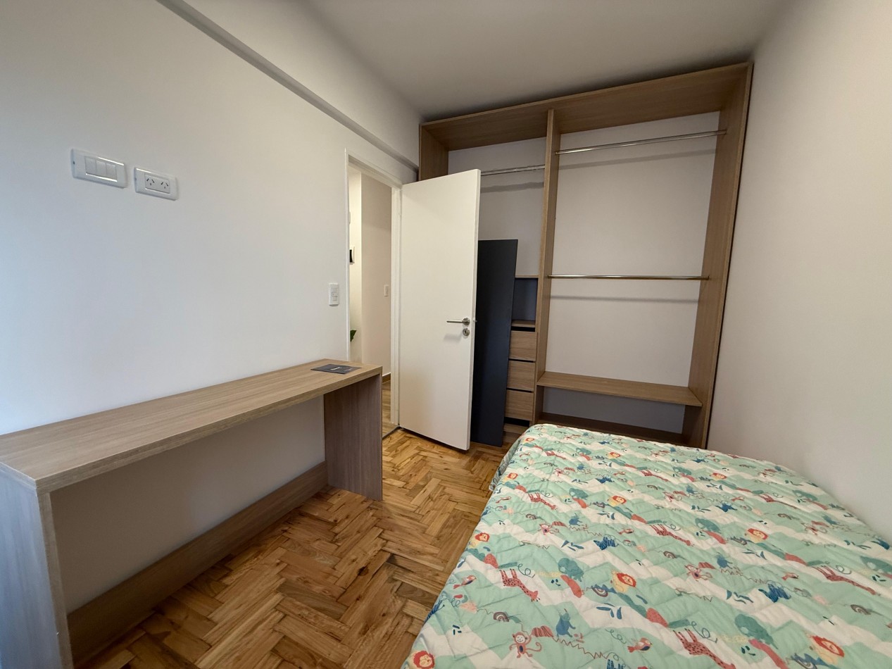 DEPARTAMENTO DE 3 AMB EXTERNO CON BALCON. RECICLADO