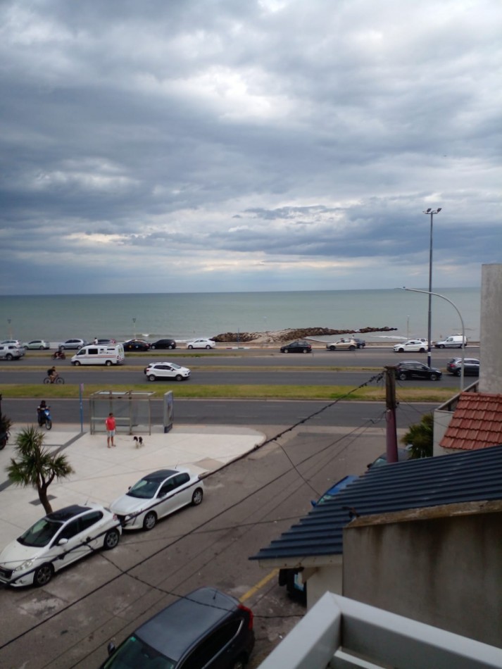 DEPARTAMENTO DE 2 AMB EXTERNO CON VISTA AL MAR. COCHERA Y BAULERA