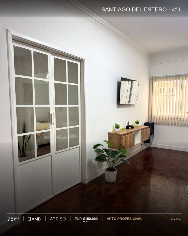 DEPARTAMENTO DE 3 AMB LATERAL 