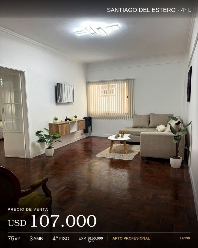 DEPARTAMENTO DE 3 AMB LATERAL 
