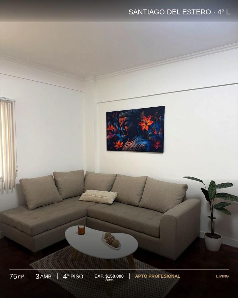 DEPARTAMENTO DE 3 AMB LATERAL 