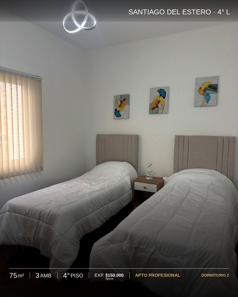 DEPARTAMENTO DE 3 AMB LATERAL 