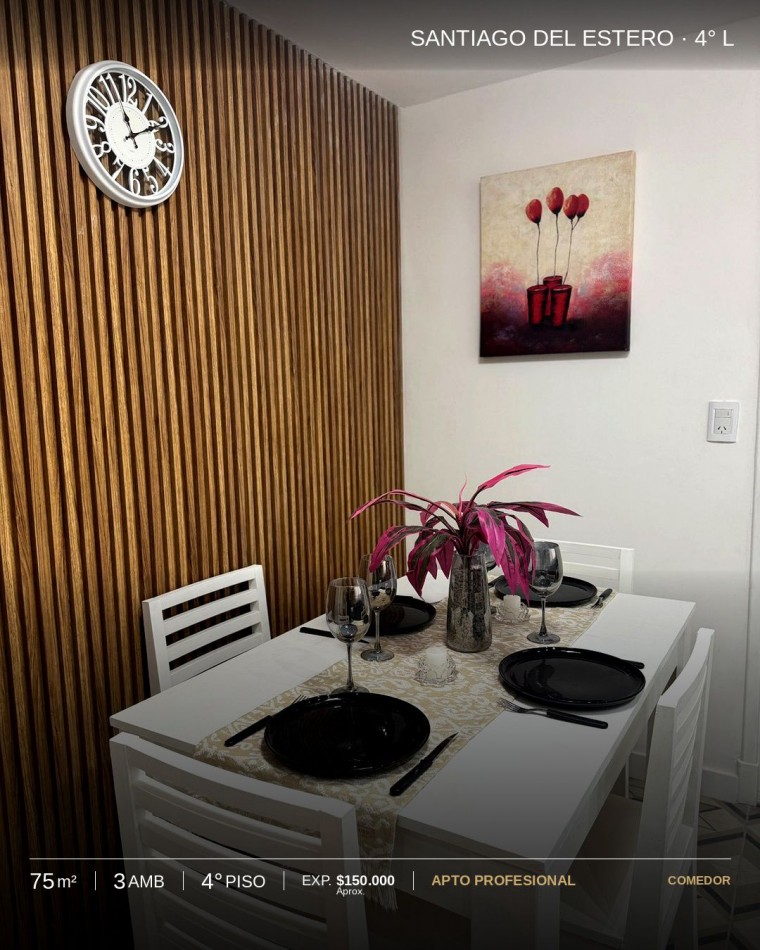 DEPARTAMENTO DE 3 AMB LATERAL 