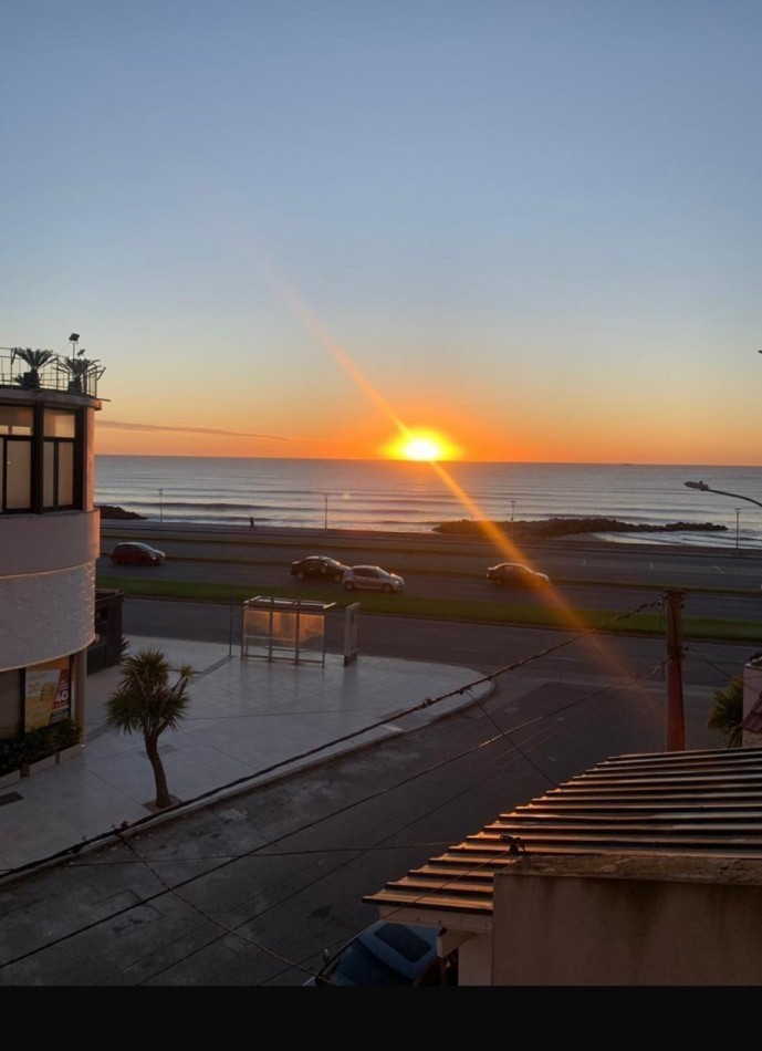 DEPARTAMENTO DE 2 AMB EXTERNO CON VISTA AL MAR. COCHERA Y BAULERA