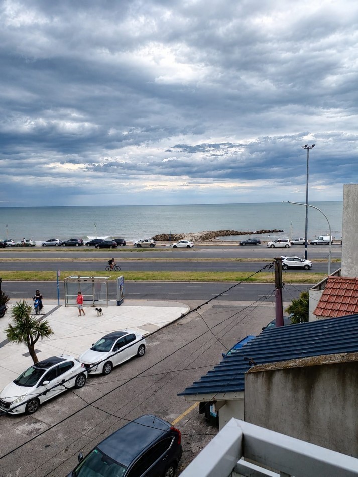 DEPARTAMENTO DE 2 AMB EXTERNO CON VISTA AL MAR. COCHERA Y BAULERA