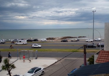 DEPARTAMENTO DE 2 AMB EXTERNO CON VISTA AL MAR. COCHERA Y BAULERA
